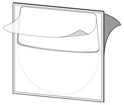 Adhesive Back Vinyl Sleeve